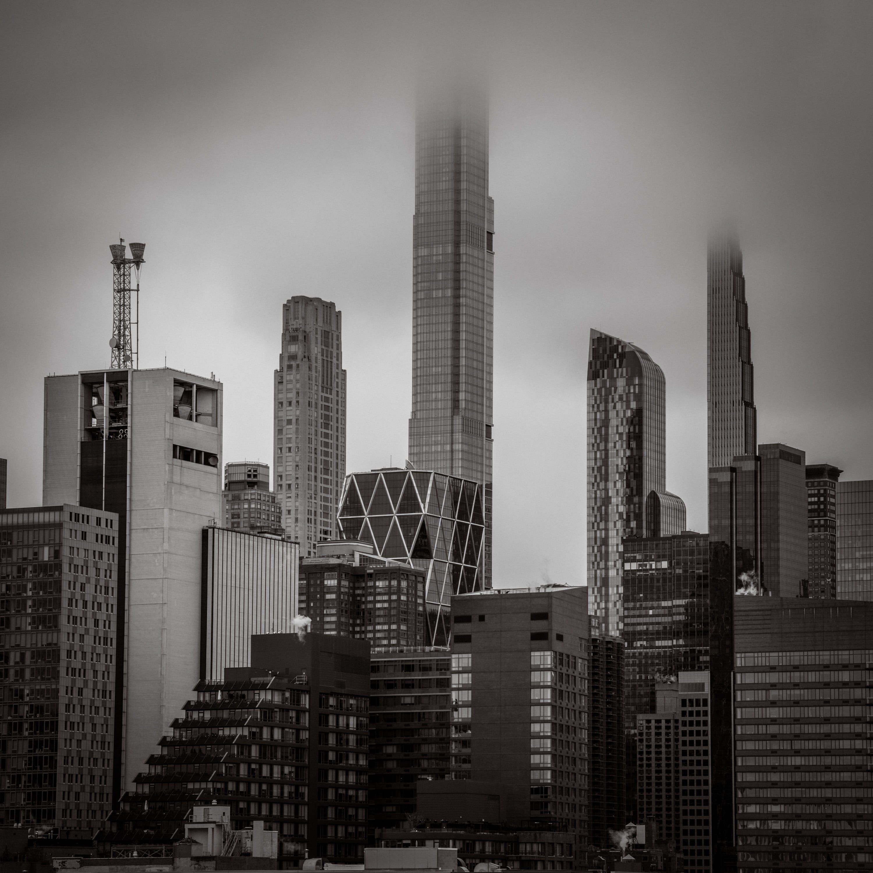 Steinway Tower in the fog